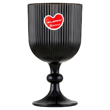 Florina Vacanza Black pohár na vodu 370 ml