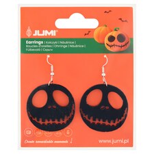 Jumi Halloweenske náušnice v tvare tekvice