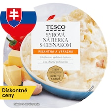 Tesco Syrová nátierka s cesnakom 135 g