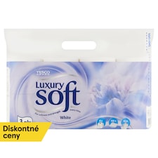 Tesco Luxury Soft Toaletný papier 3 vrstvy 8 kotúčov