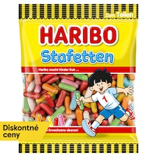 Haribo Stafetten cukríky zo sladkého drievka v dražé 160 g