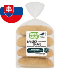 Vitacelia Bagetky bezgluténové tmavé 240 g