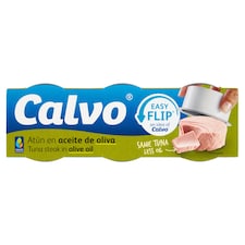 Calvo Tuniak v olivovom oleji 3 x 65 g