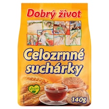 Dobrý Život Sucháriky celozrnné 140 g