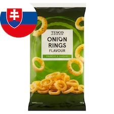 Tesco Kukuričný snack s cibuľovou príchuťou 125 g