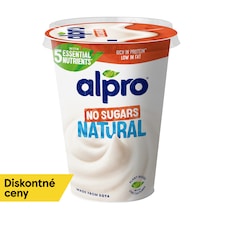 ALPRO Sójový Fermentovaný Výrobok Biely bez pridaného cukru 400g