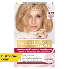 L'Oréal Paris Excellence 8 .13 Blond svetlá béžová, 72 ml + 48 ml + 12 ml + 60 ml