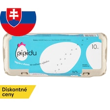 Pipidu Vajcia z chovu vo voľnom výbehu M/L 10 ks