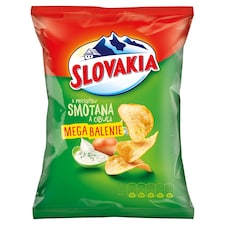 Slovakia Chips S príchuťou smotana a cibuľa 200 g