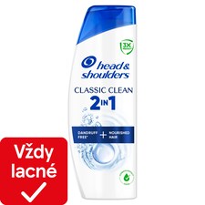 Head & Shoulders Classic Clean 2 v 1 Šampón a Kondicionér Proti Lupinám 250 ml. Vlasy Bez Lupín