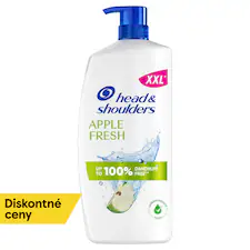 Head & Shoulders Apple Fresh Šampón proti Lupinám 800 ml s Pumpičkou na Denné Použitie
