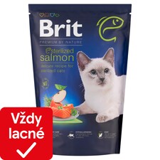 Brit Premium by Nature Cat Sterilized Salmon prémiové kompletné krmivo pre mačky 800 g