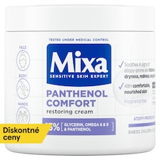 Mixa Panthenol Comfort obnovujúca telová starostlivosť aj na pokožku so sklonom k atopii, 400 ml