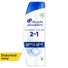 Head & Shoulders Classic Clean 2v1 Šampón proti lupinám 400 ml. Osviežujúca Vôňa Čistoty