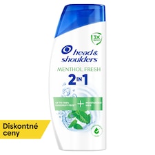 Head & Shoulders Menthol Fresh 2v1 Šampón proti Lupinám 400 ml. Osviežujúca Mentolová Vôňa