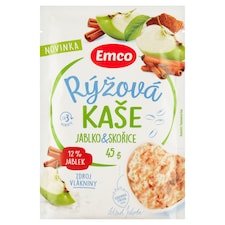 Emco Ryžová kaša jablko & škorica 45 g