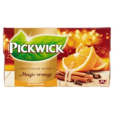 Pickwick Fruit Fusion Ovocný čaj aromatizovaný s pomarančovým oplodím a škoricou 20 x 1,75 g (35 g)