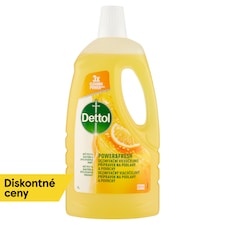 Dettol Power & Fresh dezinfekčný viacúčelový prípravok na podlahy a povrchy citrón 1 l