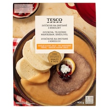 Tesco Sviečková na smotane s knedľou 400 g