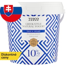Tesco Greek Style jogurt biely smotanový 1 kg