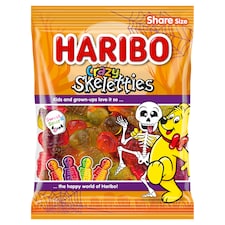 Haribo Crazy Skeletties želé s ovocnými príchuťami 160 g