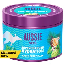 Aussie SOS Supercharged Hydration Hair & Scalp Maska 500 ml na Suché Vlasy a Pokožku Hlavy