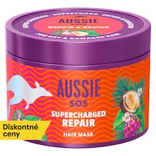 Aussie SOS Supercharged Repair Maska na Vlasy na Suché, Namáhané a Poškodené Vlasy