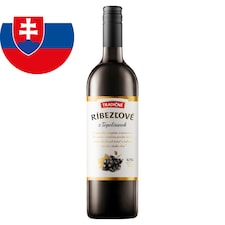 Tradičné ríbezľové ovocné víno z čiernych ríbezlí 0,75 l