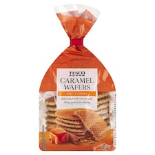 Tesco Oblátky s karamelovou náplňou 400 g