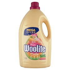 Woolite Keratin Therapy Fruity tekutý prací prípravok s keratínom 75 praní 4,5 l