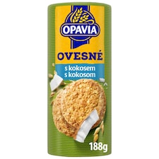 Opavia Ovesné s kokosom Sušienky Balenie 188 g
