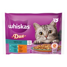 Whiskas Duo Surf & Turf v želé 4 x 85 g (340 g)