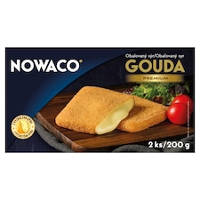 Nowaco Gouda Premium obaľovaný syr 2 ks 200 g