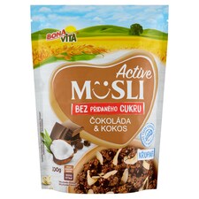 Bona Vita Active Chrumkavé müsli s čokoládou a kokosom 300 g