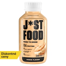 Just Food Bezlaktózový nápoj so sušienkovou príchuťou 500 ml