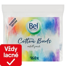 Bel Face & Body Rainbow vatové tyčinky sáčok 160 ks