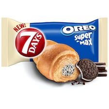 7 Days Croissant Super Max Oreo s vanilkovou príchuťou a kúskami kakaových sušienok 98g