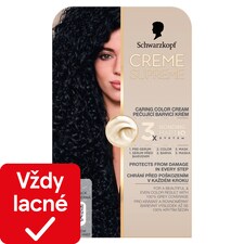 Creme Supreme Caring Color Cream 1-1 Chladná čierna