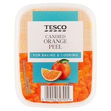 Tesco Pomarančová kôra kandizovaná 100 g