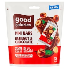 Good Calories Datľové tyčinky s orieškami a čokoládou 6 x 18 g (108 g)