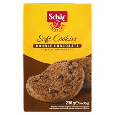 Schär Soft Cookies sušienky s kúskami čokolády bezgluténové 6 x 35 g (210 g)