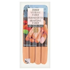 Tesco Bravčové párky 170 g