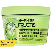 Garnier Fructis 3 v 1 osviežujúca hydratačná maska na vlasy kiwi + mentol 400 ml