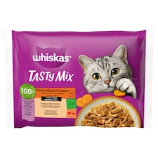 Whiskas Tasty Mix vidiecka kolekcia v šťave 4 x 85 g (340 g)