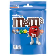 M&M's Crispy dražé z mliečnej čokolády s chrumkavým ryžovým stredom v cukrovej poleve 107 g