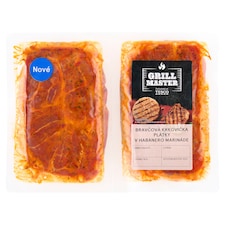 Grill Master Bravčová krkovička plátky v habanero marináde 600 g