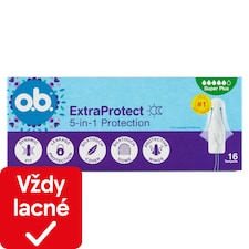 O.B. ExtraProtect Super Plus tampóny 16 ks