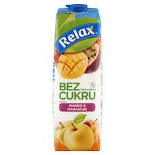 Relax Bez pridaného cukru príchuť mango & marakuja 1 l