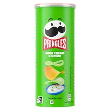 Pringles Chrumkavý snack s príchuťou kyslej smotany a cibule 125 g