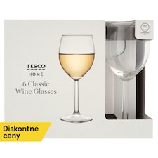 Tesco Home Pohár na víno 300 ml 6 ks